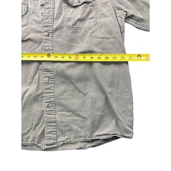 WRANGLER TAN BUTTON UP SHIRT SIZE L | J1 - Picture 4 of 5